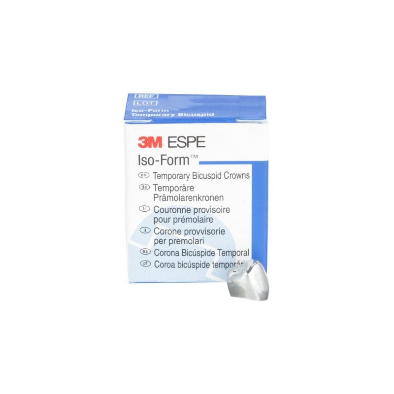 3M™ Iso-Form™ Temporary Bicuspid Crowns L49 Lower Left First Bicuspid 5 Crowns